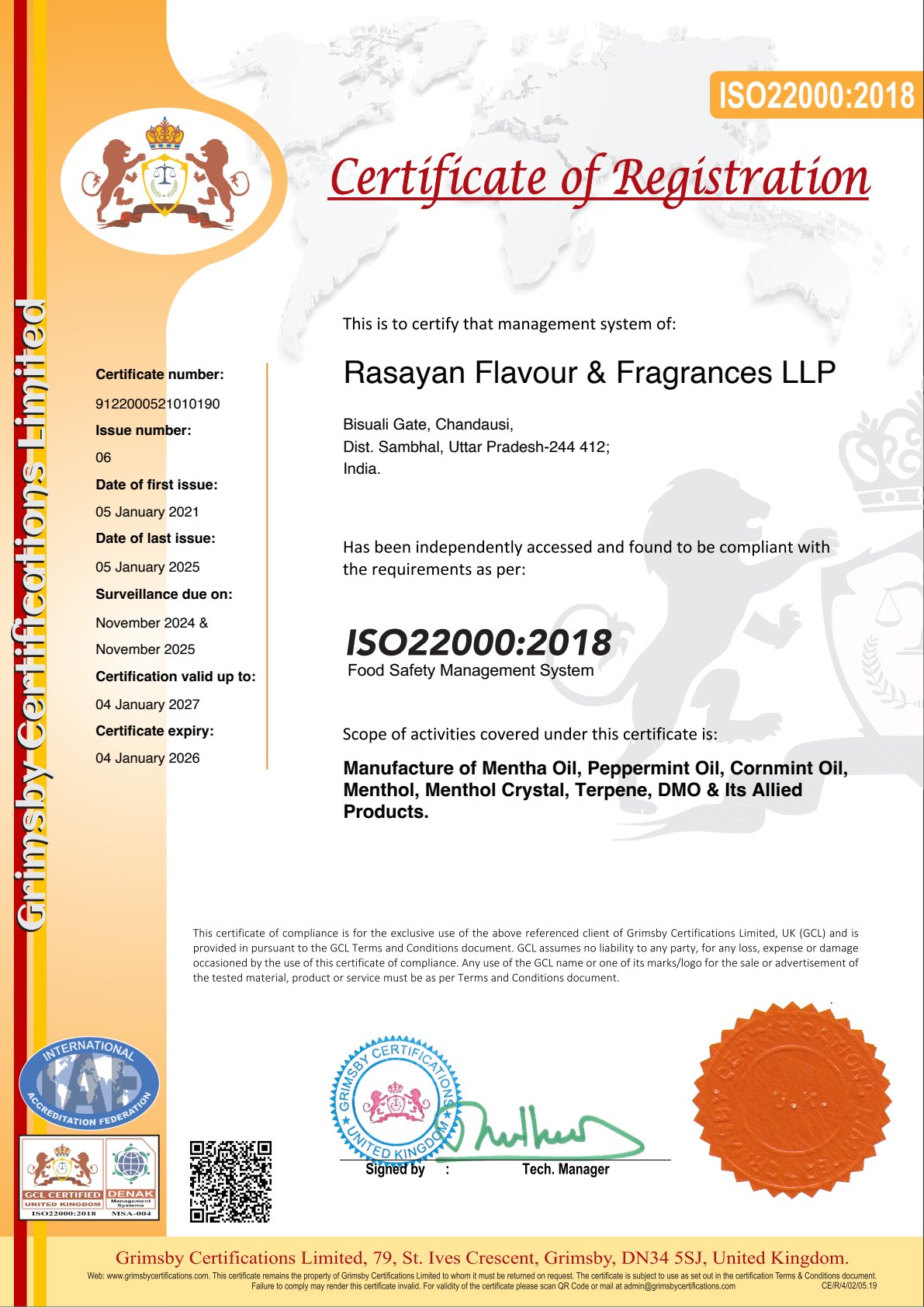 ISO 22000:2018